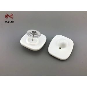 Mini Square Hard Tag Rf Eas Tags For Retail Store Checkpoint Security System
