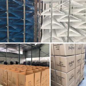 Disposable Custom Coat Hangers , Light Duty Mildew Resistant Thin Coat Hangers