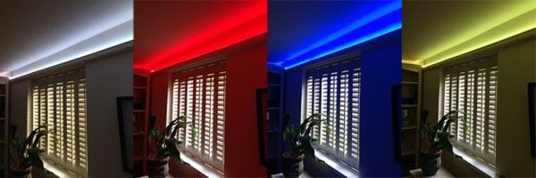 14.4W SMD 5050 LED RGB Strip Lights 12V IP20 Cuttable High Brightness