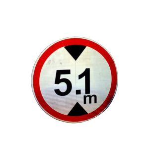 Tourism Road Signs Reflective Sheeting with 50cm Height and Customized Design