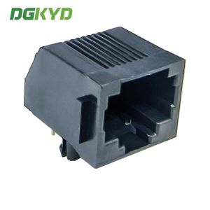RJ45 connector 8P8C interface full plastic ear communication interface