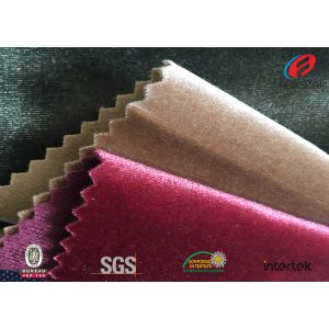 Micro Velboa Toy Fabric , Polyester Velvet Fabric , White Colour Plush Fabric