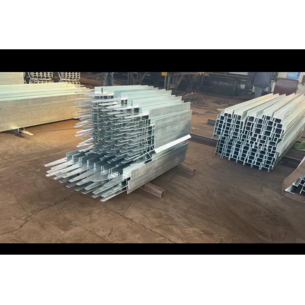 Quality Retaining Wall Support Galvanised Sleeper Posts With Welded Connection Type And Galvanized Finish wholesale