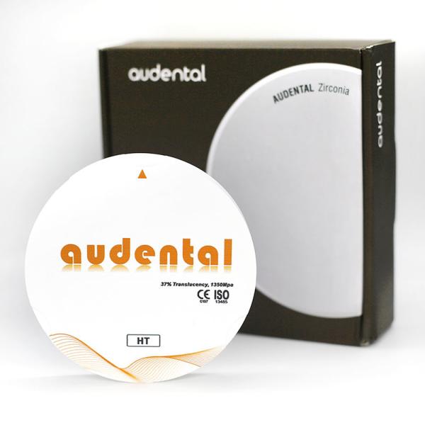 Quality HT/DHT White Zirconium Disc / Block 37% Translucency 1350Mpa Strength wholesale