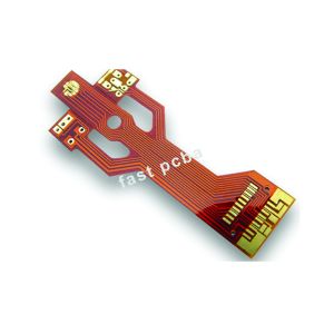 Single Layer PI, 0.2MM Flex PCB / FPC Assembly Board with Immersion Gold, UL