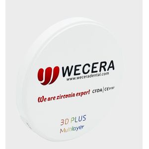 Cheap 1500C Sintering Temperature 3D Multilayer Zirconia with High Translucency for sale