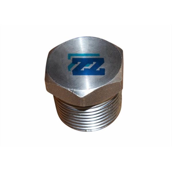 Quality Threaded Plug Hex Head NPT 1 / 2" Forged Pipe Fittings Male Thread Connection wholesale