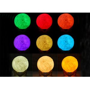 Moon Innovative LED Lighting , LED Lights For Home Use PVC Material With Wood