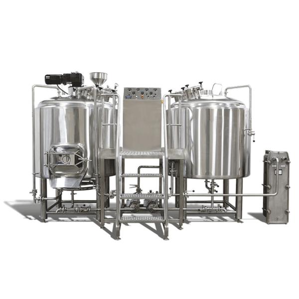 Quality 500L 1000L 2000L Craft Beer Brewing System Two Vessel Brewing Unit Tanks wholesale