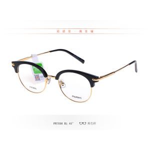 Fashionable Unisex Parim Eyeglasses Frames Light Half Frame Round Eye