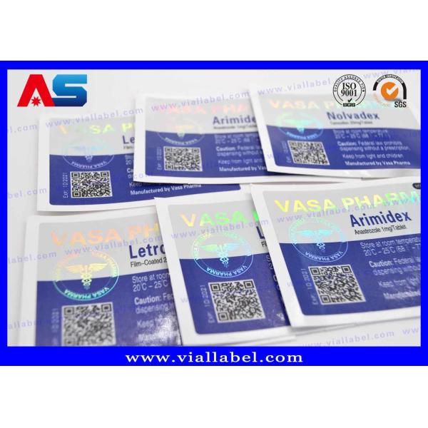 Quality Adhesive Panton Printing Laser Hologram Vial Label Custom essential oil bottle labels wholesale