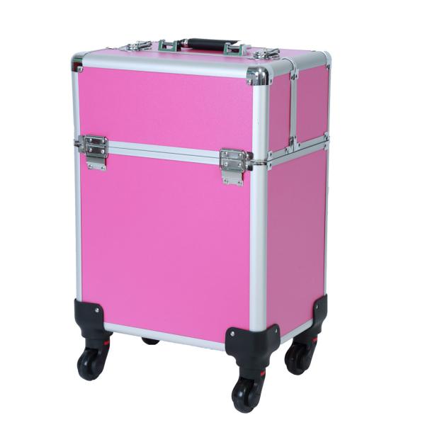 Quality Portable Rolling Pro Makeup Cases,Rolling Cosmetic Organizer wholesale