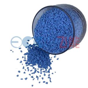 Sky Blue Color Rubber Granules Safety Indoor EPDM Pellets CE Approved