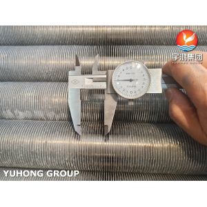 A269 TP304 ASTM T Type Extruded Fin Tubes With AL Fin For Air Cooler Dryer