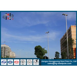 H 18m 800W Q235 Commercial Light Posts with Insert Mode Connection