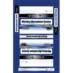 LS-975 muti channel wireless microphone system UHF IR selectable frequency PLL