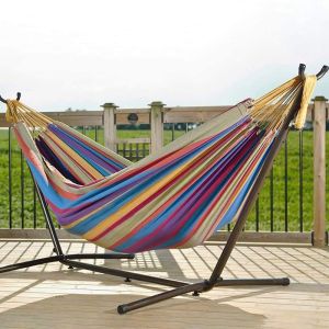 Portable Free Standing Double Hammock With Stand For Outdoor Activity In Qingdao