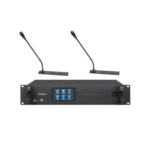Cheap 19 Inch Receiver Gooseneck Conference Microphone System With 2.1 Meter 8P Cable for sale
