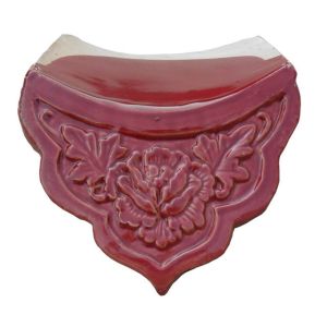 Chinese Architectural Antique Glazed Clay Roof Tiles Ceramic Material Handcraft