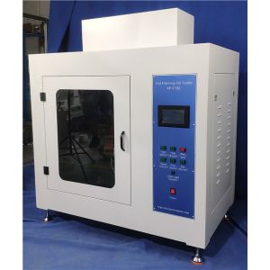 Hot Flaming Oil Tester , Hot Flaming Oil Flammability Test Chamber IEC 60950