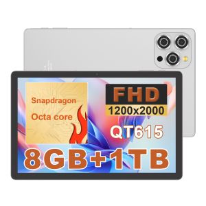 Cheap C idea 10.36 inch Android 15 Tablet 8GB RAM 1TB ROM Model CM10016 PLUS sliver for sale