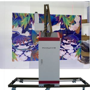 LCD Control 8m2/H Double DX7 Head 3D Wall Printing Machine
