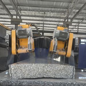 Cheap Four-Blade Arc-Slab Edge Cutting Machine with 0-60° Adjustable Angle and 1 Year Warranty for High-Precision Stone Edge Trimming for sale