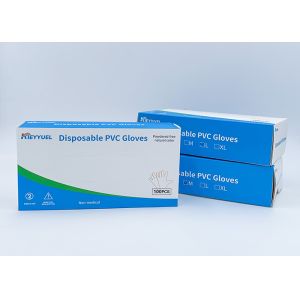China Disposable PVC Glove Easy Donning And Helps Prevent Roll Back. on sale