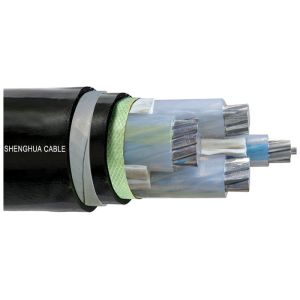 3 Plus 1 Core XLPE Insulated Power Cable Low Voltage Black Outer Sheath