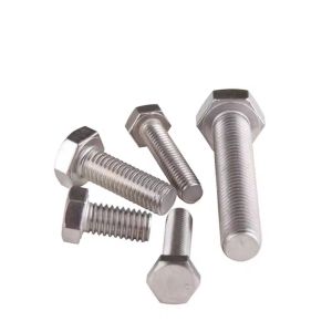 Stainless Steel Hex Bolt and Nut DIN933 SS304 A2-70 M6 M8 M10 M12 M16 for