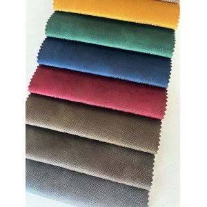 Embossed Holland Velvet Fabric Chenille Shrink Resistant For Wildely Use