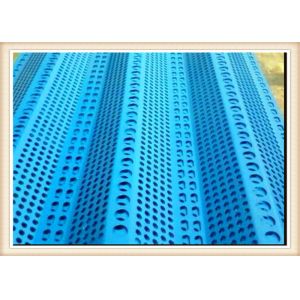 900mm Width Three Peak Perforated Dust Control Net For Temporary Building Field