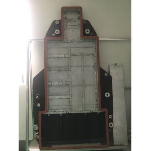 China Brazed Aluminum cold plate for Electronic Bus Cooling solution on sale