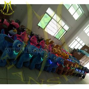 Hansel 2016 high quality Amusement Riding Plush Child Toy Plush Animal Electric