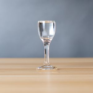 Machine Made 2 Oz Goblet Shot Glass For Wine Tasting