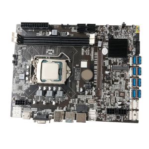 8 GPU Eth Mining PC Motherboard Intel®B75 Cryptocurrency 8 USB3.0 to 8 PCIE 16X