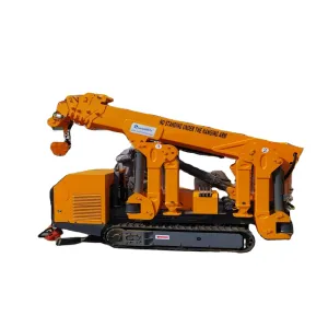 Steel Mini Spider Crane Telescopic Boom 3 Ton Lifting Capacity