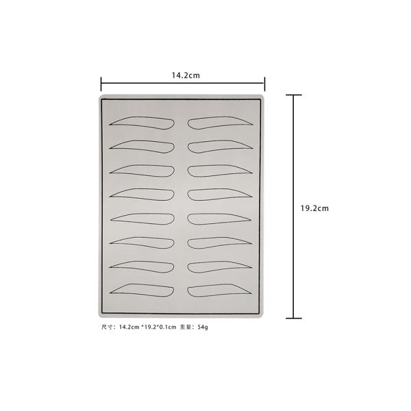 Premium Rubber Permanent Makeup Practice Skin For Brow Microblading