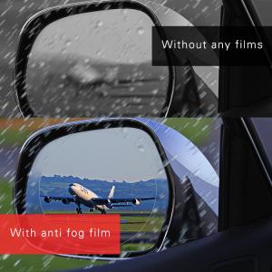 Cheap NEW MARKET UV protection anti rain anti oil anti water dust remover safety car ant fog mirror film for sale
