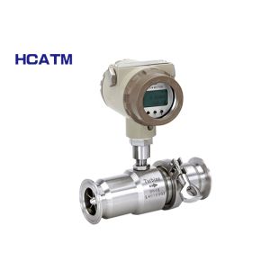 Clamp Type Liquid Turbine Flow Meter For Food / Beverage Industries