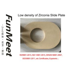 Cheap Zirconia Slide Gate Plate Low Density For Special Grade Steel Smelting for sale