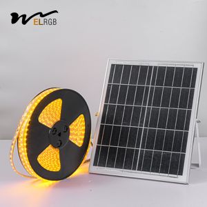 3000K Lithium Battery Solar Powered LED Strip Rgb Solar Led Tape Lights