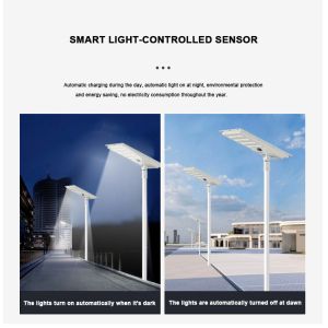 180lm/W Ip65 Integrated All in One LED Solar Street Light Large Project