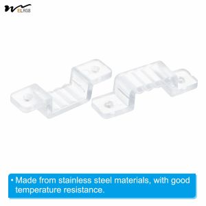 Auto CAD Layout LED Strip Light Clips 50 Pack Mounting Bracket Fixing Clips with