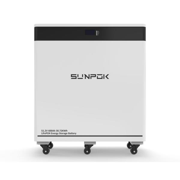Quality 2025 Floor Type 30kwh Lifepo4 Battery Pack 51.2v 600Ah Energy Storage Lithium Battery With WIFI & Bluetooth wholesale