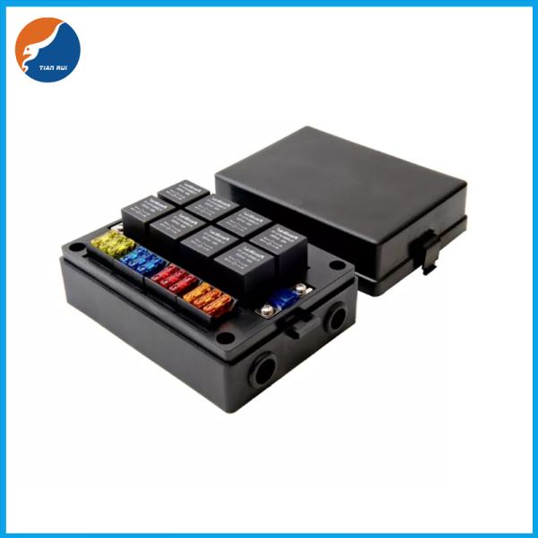 Car Boat Truck Automotive Auto 12 Way Free Combination ATC ATO Blade Fuse 8P Relay Box Block Holder