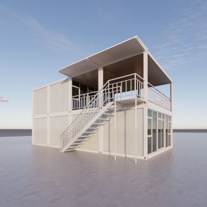 Rental 3 Bedroom Container House Anti Seismic Seaside Temporary Modular Homes