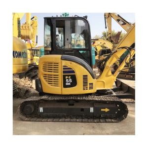 China 1896 Working Hours Original Hydraulic Pump 5 Ton Mini Used Excavator Komatsu PC55MR-2 on sale