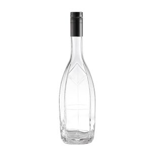 Customize Sealing Type Glass Liquor Bottles for Spirits Alcohol Vodka Rum Gin