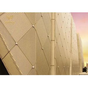 Customized Decorative Perforated Metal Screen Panels Bending